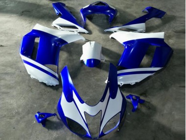 Carénage ZX6R 2007-2008 - Bleu Blanc