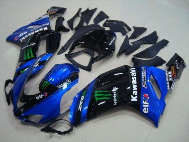 Carénage ZX6R 2007-2008 - Bleu Monster