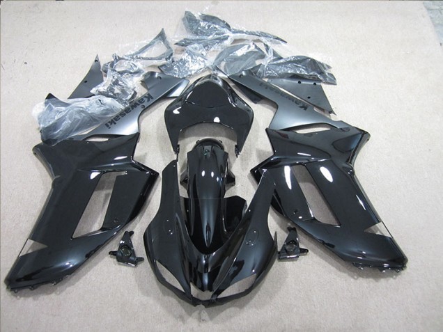 Carénage ZX6R 2007-2008 - Noir Argent Carénage ZX6R 2007-2008 - Noir Argent