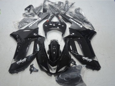 Carénage ZX6R 2007-2008 - Noir Blanc Ninja
