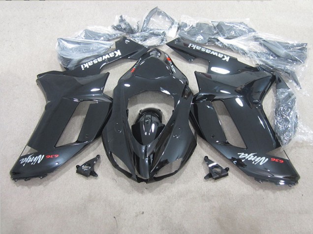 Carénage ZX6R 2007-2008 - Noir Ninja 636