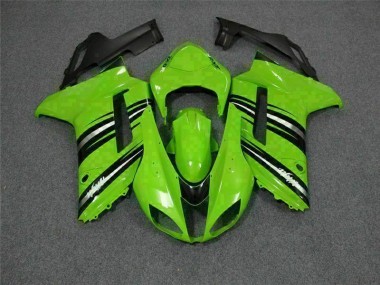 Carénage ZX6R 2007-2008 - Vert Noir