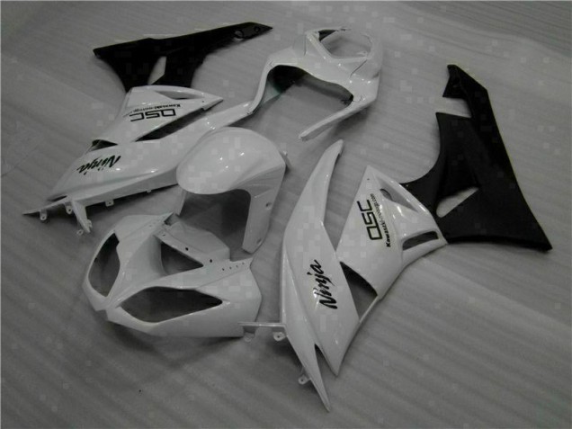 Carénage ZX6R 2009-2012 - Blanc Noir Ninja