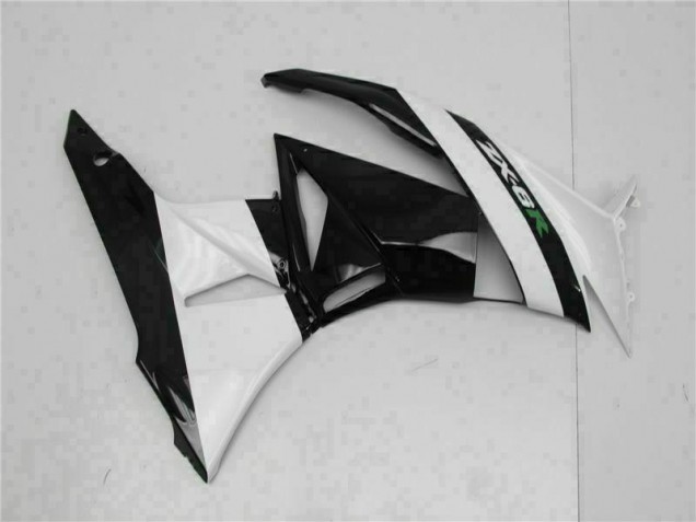 Carénage ZX6R 2009-2012 - Noir Blanc Carénage ZX6R 2009-2012 - Noir Blanc
