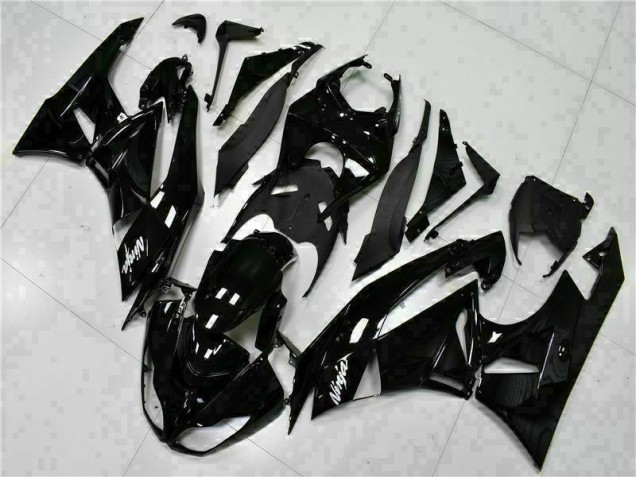 Carénage ZX6R 2009-2012 - Noir Blanc Ninja Carénage ZX6R 2009-2012 - Noir Blanc Ninja