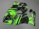 Carénage ZX6R 2009-2012 - Noir Vert 3M Touch4 Carénage ZX6R 2009-2012 - Noir Vert 3M Touch4