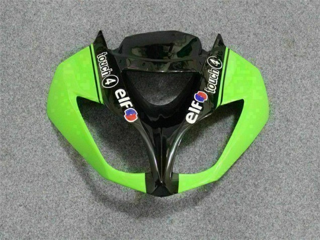 Carénage ZX6R 2009-2012 - Noir Vert 3M Touch4 Carénage ZX6R 2009-2012 - Noir Vert 3M Touch4
