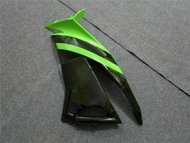 Carénage ZX6R 2009-2012 - Noir Vert 3M Touch4 Carénage ZX6R 2009-2012 - Noir Vert 3M Touch4