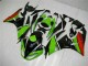 Carénage ZX6R 2009-2012 - Noir Vert Rouge Carénage ZX6R 2009-2012 - Noir Vert Rouge