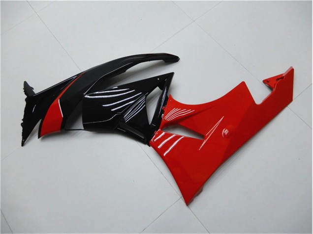 Carénage ZX6R 2009-2012 - Rouge Noir Carénage ZX6R 2009-2012 - Rouge Noir