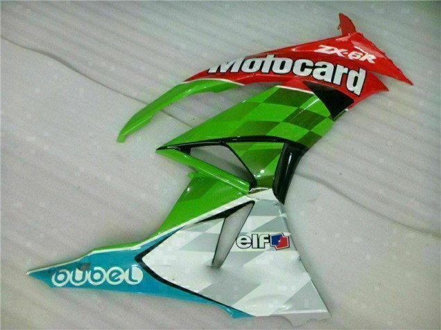 Carénage ZX6R 2009-2012 - Rouge Vert card Carénage ZX6R 2009-2012 - Rouge Vert card