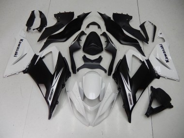 Carénage ZX6R 2013-2018 - Noir Blanc