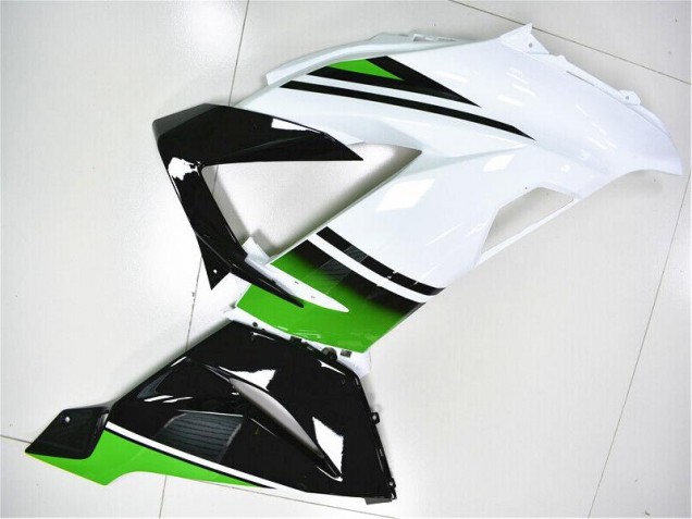 Carénage ZX6R 2013-2018 - Vert Blanc Noir Carénage ZX6R 2013-2018 - Vert Blanc Noir
