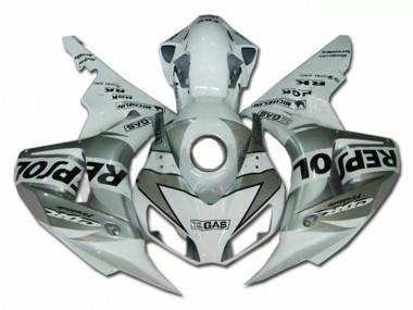 Carénages CBR 1000 RR 2004-2005 - Argent Repsol
