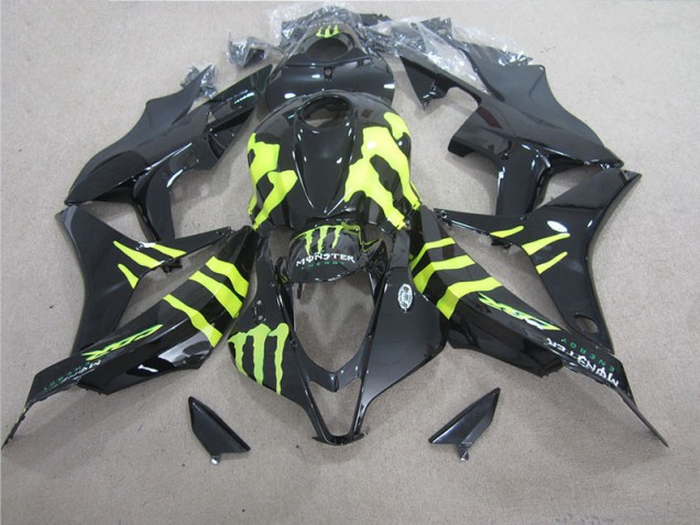 Carénages CBR 1000 RR 2004-2005 - Noir Vert Monster Carénages CBR 1000 RR 2004-2005 - Noir Vert Monster