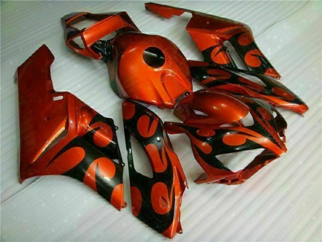Carénages CBR 1000 RR 2004-2005 - Orange Noir