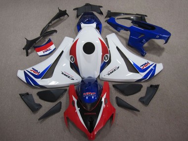 Carénages CBR 1000 RR 2008-2011 - Blanc Bleu Rouge HRC
