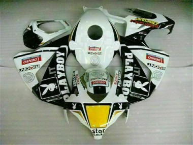 Carénages CBR 1000 RR 2008-2011 - Blanc Noir Playboy