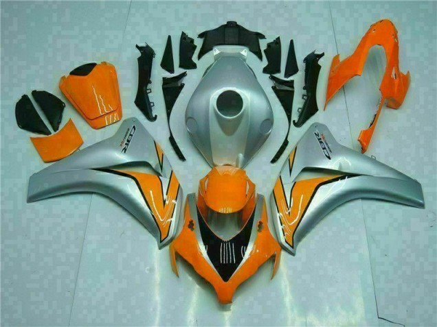 Carénages CBR 1000 RR 2008-2011 - Orange Argent Carénages CBR 1000 RR 2008-2011 - Orange Argent