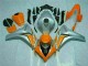 Carénages CBR 1000 RR 2008-2011 - Orange Argent Carénages CBR 1000 RR 2008-2011 - Orange Argent