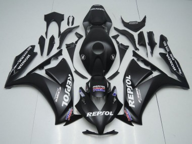 Carénages CBR 1000 RR 2012-2016 - Noir Mat Repsol