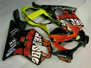 Carénages CBR 600 F4i 2001-2003 - Orange Noir