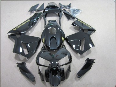 Carénages CBR 600 RR 2003-2004 - Noir Or Décalque