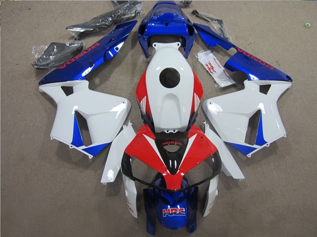 Carénages CBR 600 RR 2005-2006 - Blanc Bleu Rouge HRC