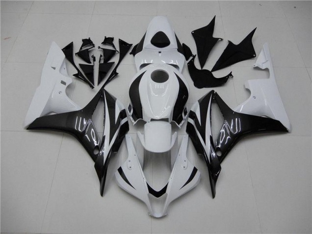 Carénages CBR 600 RR 2007-2008 - Blanc Noir Carénages CBR 600 RR 2007-2008 - Blanc Noir
