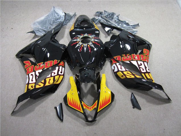 Carénages CBR 600 RR 2009-2012 - Noir Jaune Carénages CBR 600 RR 2009-2012 - Noir Jaune