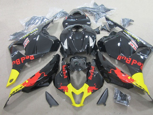 Carénages CBR 600 RR 2009-2012 - Noir Red Bull