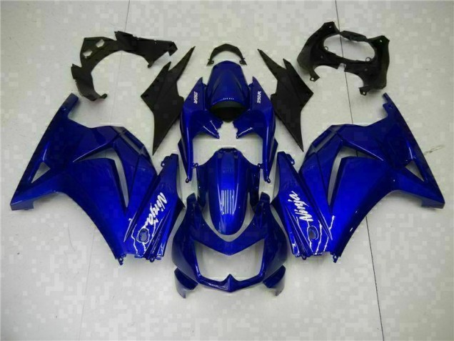 Carénages EX250 2008-2012 - Bleu Noir Blanc Ninja