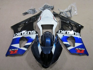Carénages GSXR 1000 K3 2003-2004 - Bleu Blanc Décalque