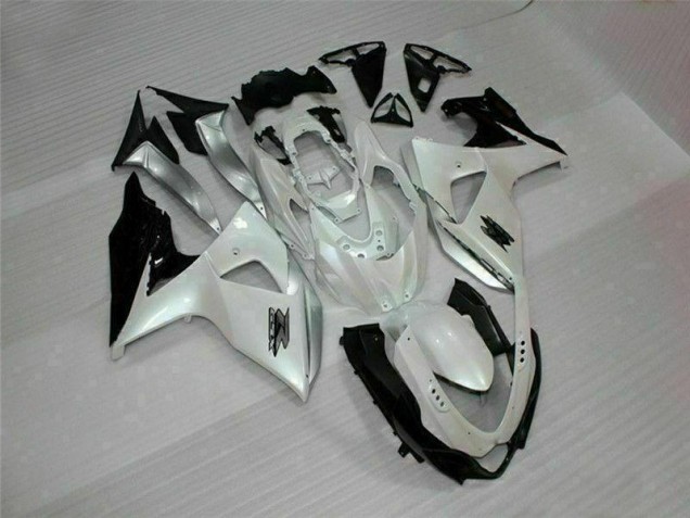 Carénages GSXR 1000 K9 2009-2016 - Blanc Noir Carénages GSXR 1000 K9 2009-2016 - Blanc Noir