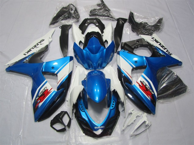 Carénages GSXR 1000 K9 2009-2016 - Bleu Blanc