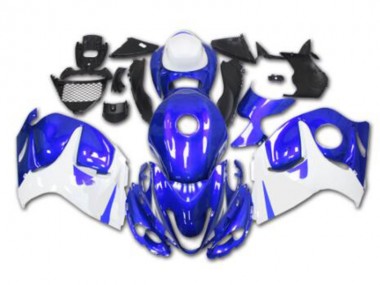 Carénages GSXR 1300 Hayabusa 2008-2019 - Bleu Blanc
