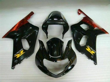 Carénages GSXR 600 / 750 K1 K2 K3 2001-2003 - Noir
