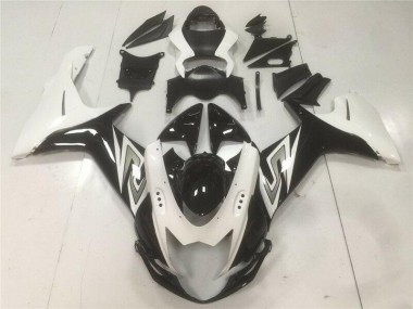 Carénages GSXR 600 / 750 K11 2011-2024 - Noir Blanc