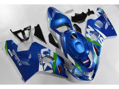 Carénages GSXR 600 / 750 K4 2004-2005 - Bleu Blanc