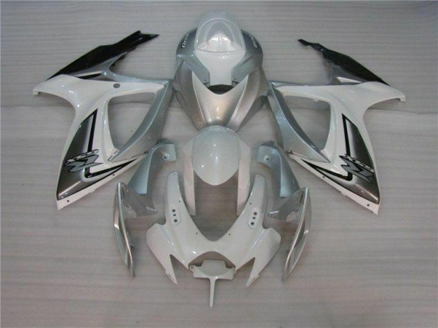 Carénages GSXR 600 / 750 K6 2006-2007 - Blanc Argent Carénages GSXR 600 / 750 K6 2006-2007 - Blanc Argent
