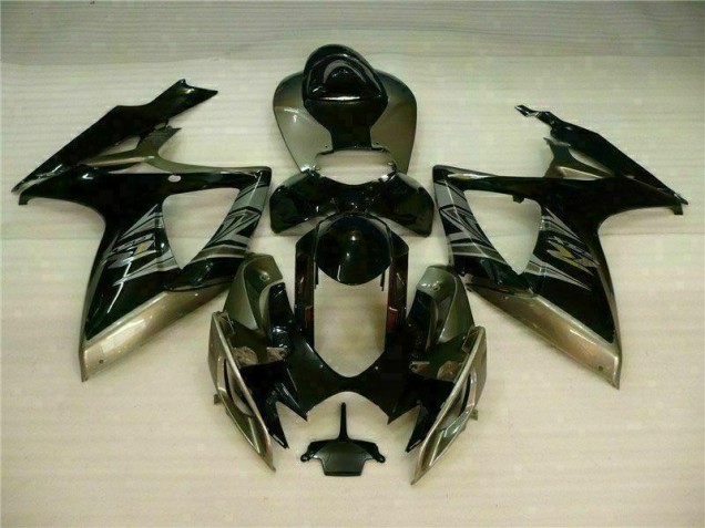 Carénages GSXR 600 / 750 K6 2006-2007 - Noir Gris