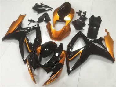 Carénages GSXR 600 / 750 K6 2006-2007 - Noir Orange