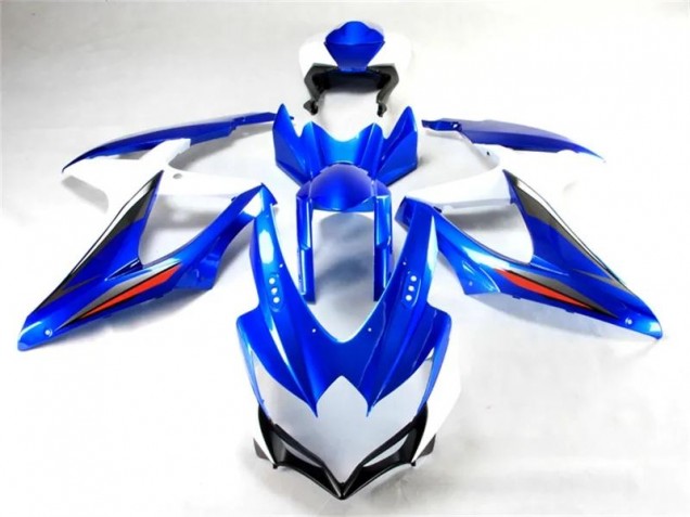 Carénages GSXR 600 / 750 K8 2008-2010 - Bleu Blanc Carénages GSXR 600 / 750 K8 2008-2010 - Bleu Blanc