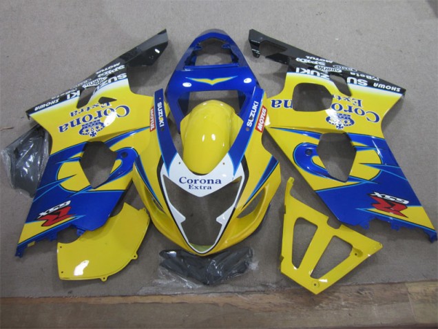 Carénages GSXR 600 K4 2004-2005 - Jaune Bleu Corona Extra Carénages GSXR 600 K4 2004-2005 - Jaune Bleu Corona Extra
