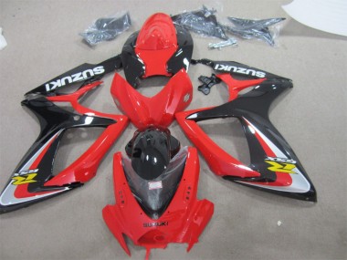 Carénages GSXR 600 K6 2006-2007 - Rouge Noir