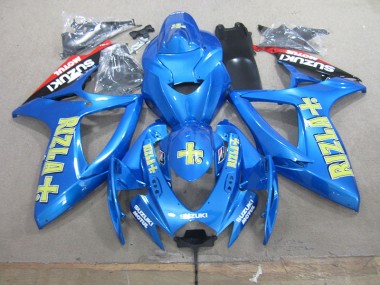 Carénages GSXR 750 K6 2006-2007 - Bleu Jaune Rizla