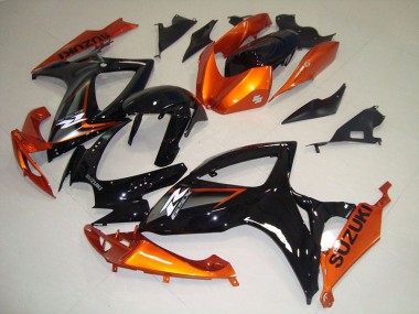 Carénages GSXR 750 K6 2006-2007 - Noir Orange