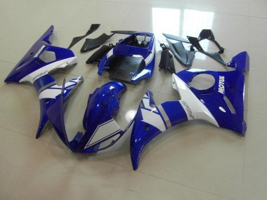 Carénages R6 2003-2005 - Bleu Blanc