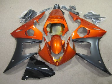 Carénages R6 2003-2005 - Orange Noir