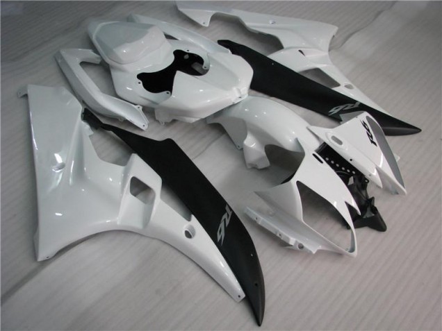 Carénages R6 2006-2007 - Blanc Noir Carénages R6 2006-2007 - Blanc Noir